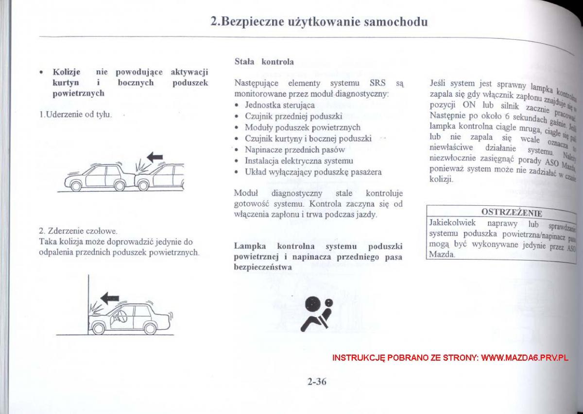 Mazda 6 I instrukcja obslugi / page 45