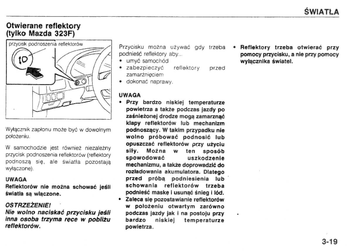 manual  Mazda 323 BG IV instrukcja / page 60