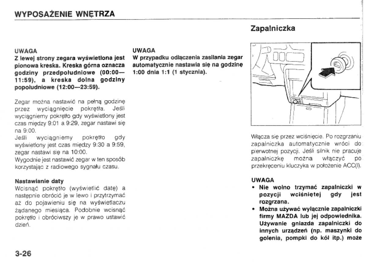 manual  Mazda 323 BG IV instrukcja / page 67