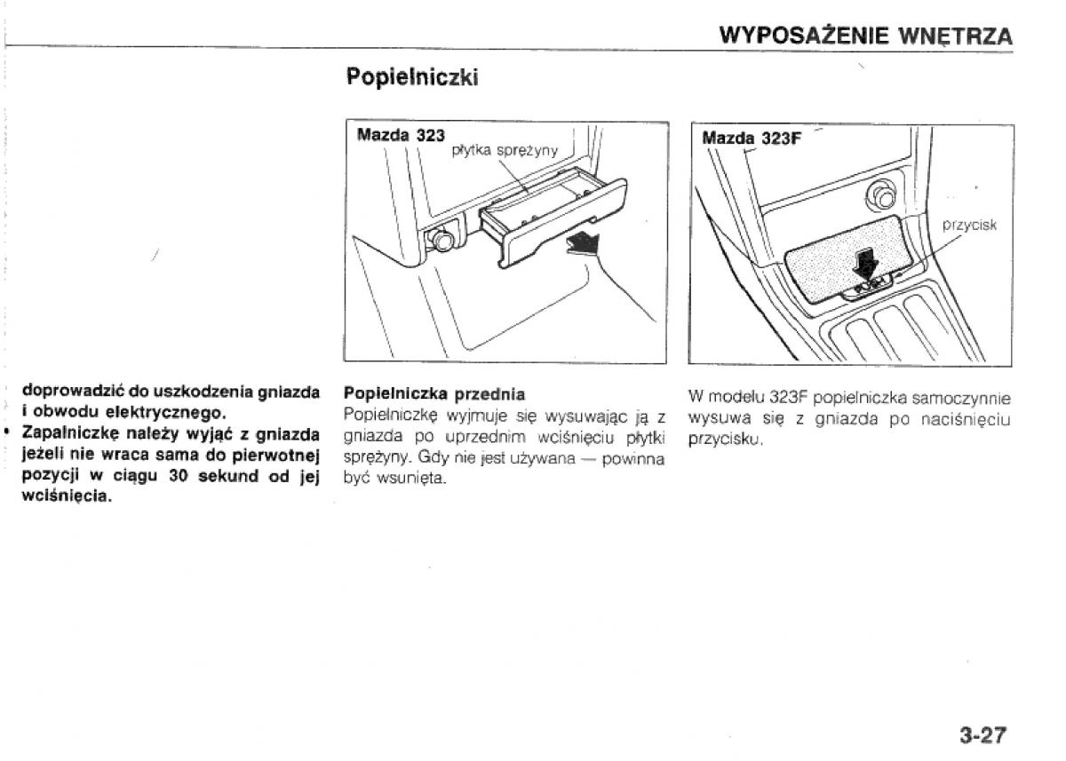 manual  Mazda 323 BG IV instrukcja / page 68