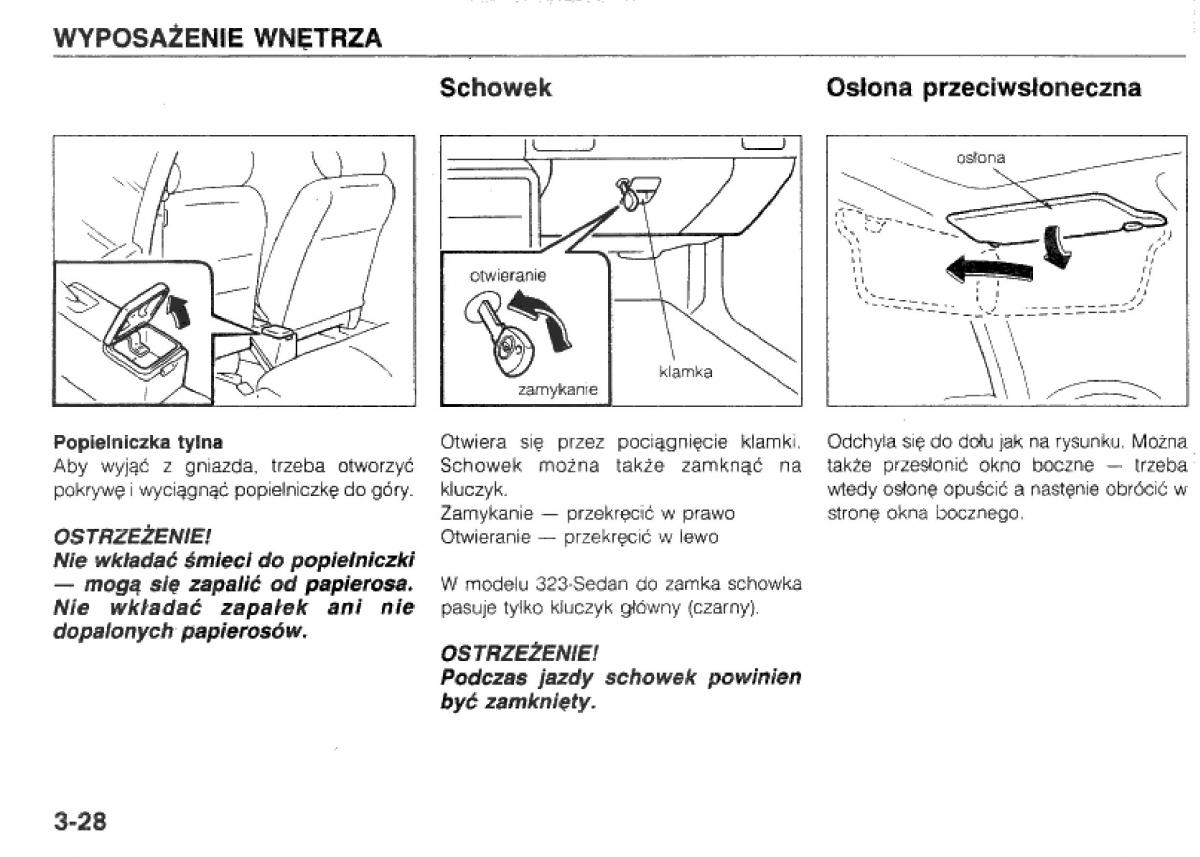 manual  Mazda 323 BG IV instrukcja / page 69