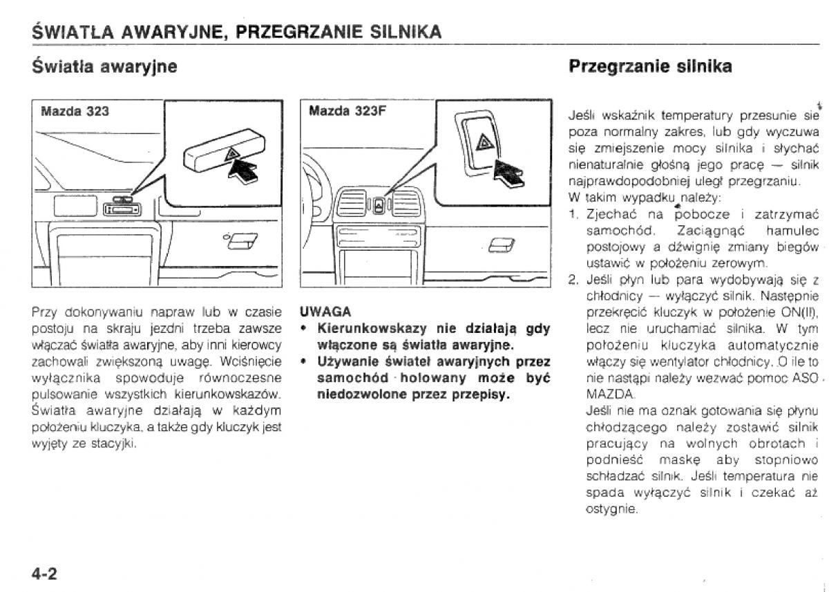 manual  Mazda 323 BG IV instrukcja / page 79