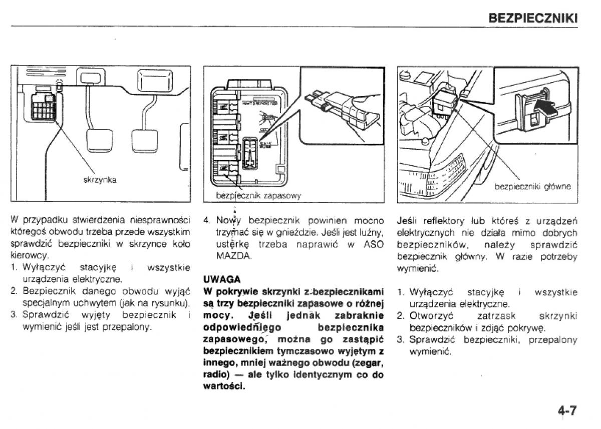 manual  Mazda 323 BG IV instrukcja / page 84