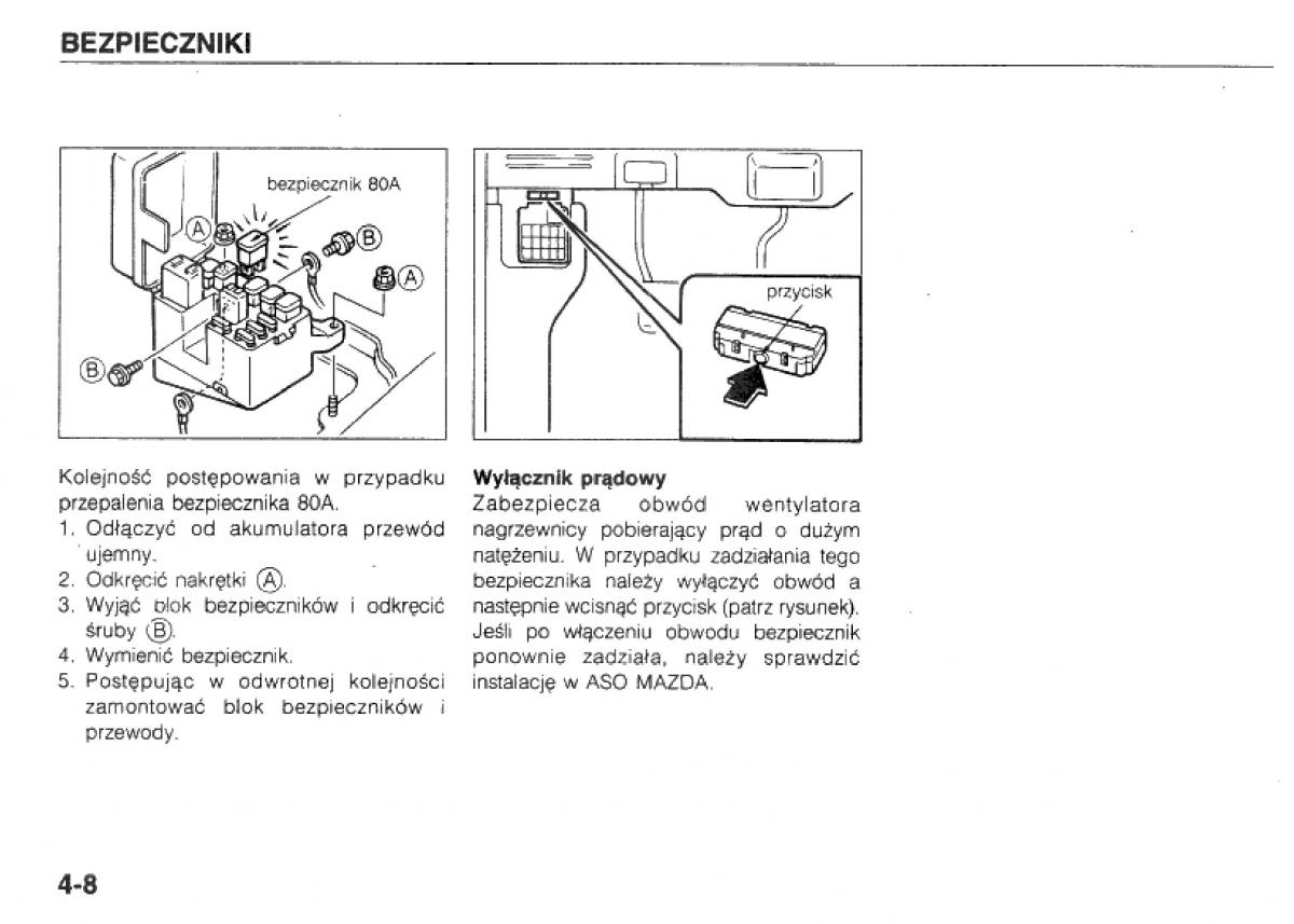 manual  Mazda 323 BG IV instrukcja / page 85