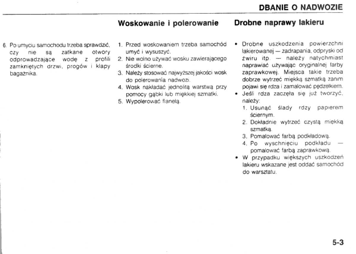 manual  Mazda 323 BG IV instrukcja / page 97