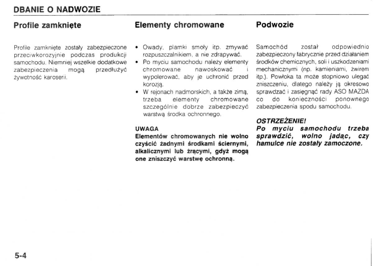 manual  Mazda 323 BG IV instrukcja / page 98