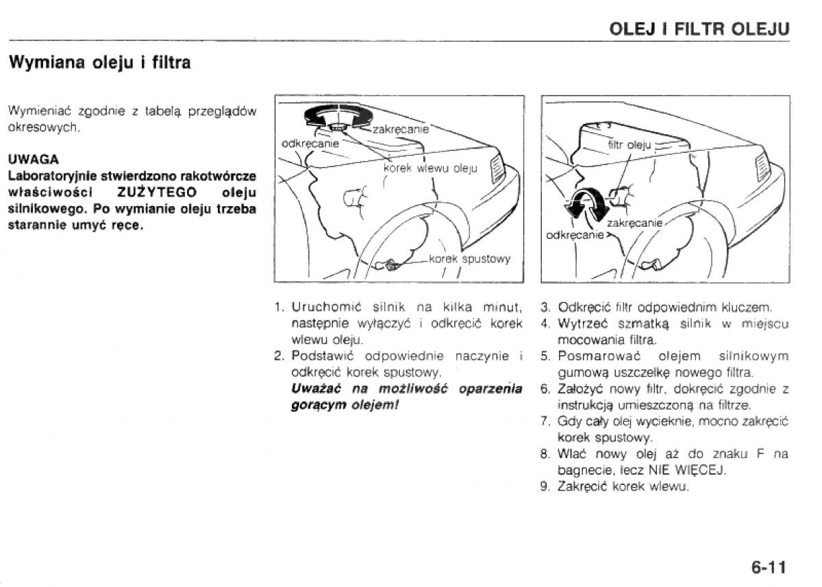 manual  Mazda 323 BG IV instrukcja / page 111