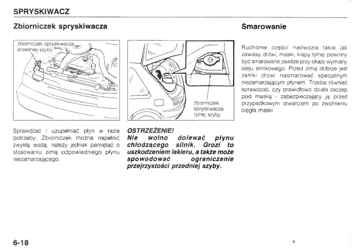 Mazda 323 BG IV instrukcja obslugi / page 118