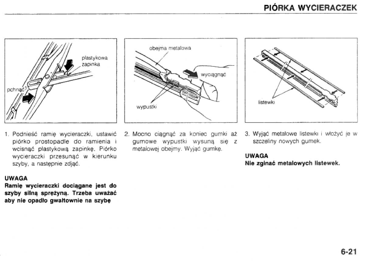 manual  Mazda 323 BG IV instrukcja / page 121