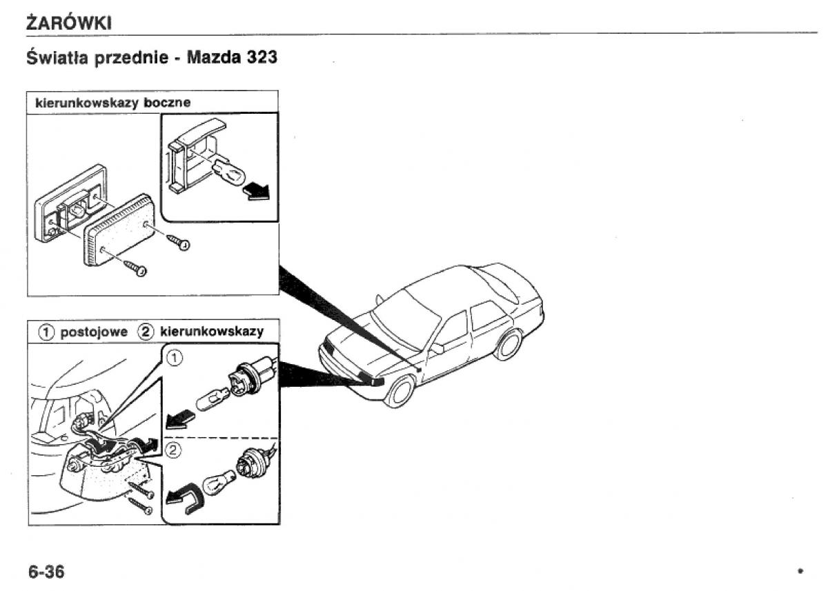 manual  Mazda 323 BG IV instrukcja / page 136