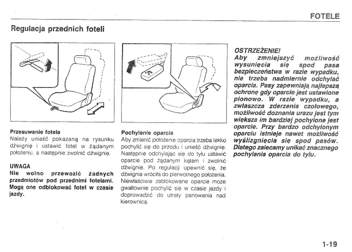 Mazda 323 BG IV instrukcja obslugi / page 22