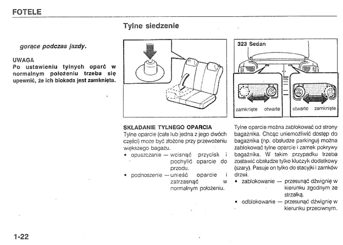 Mazda 323 BG IV instrukcja obslugi / page 25