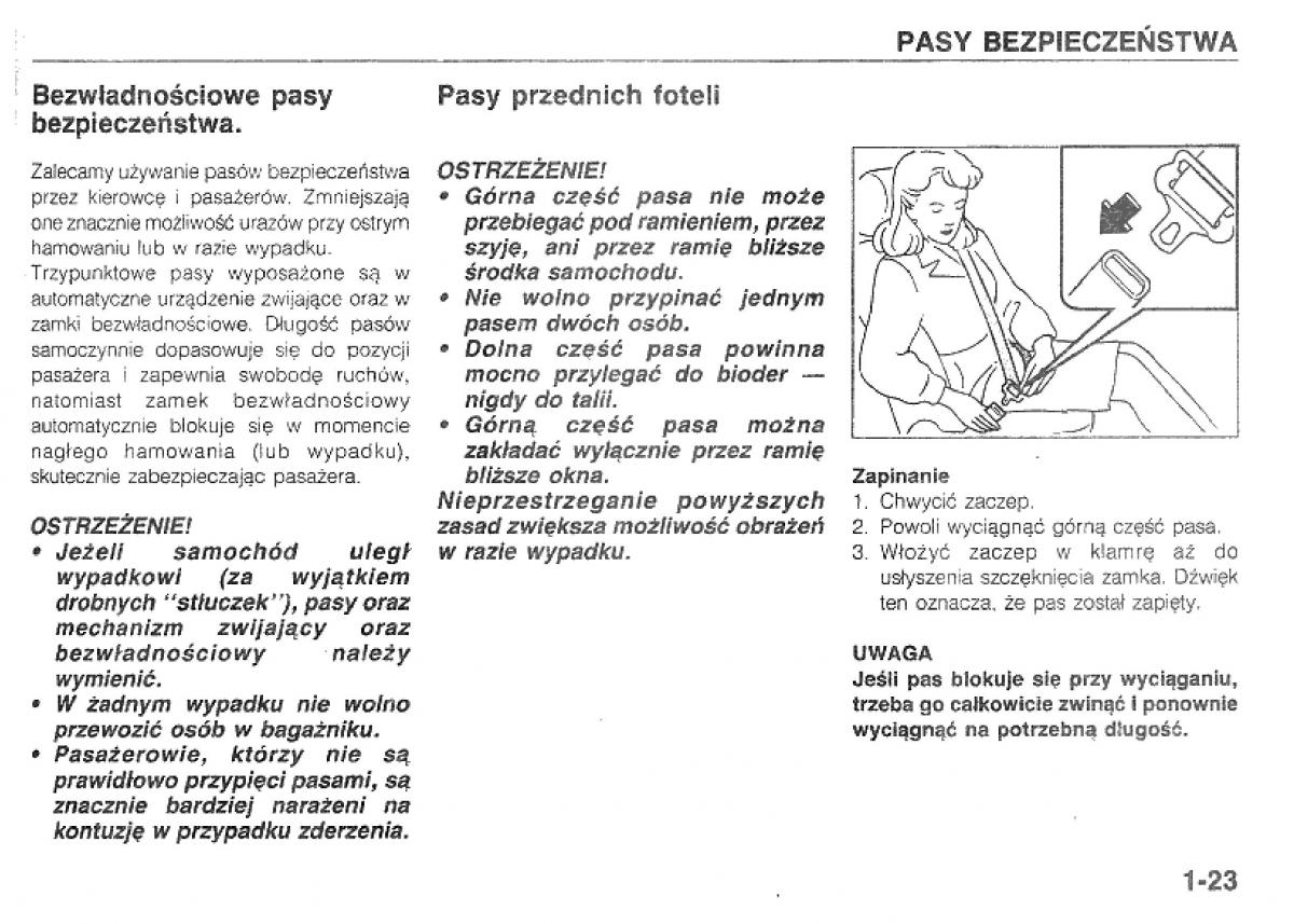 Mazda 323 BG IV instrukcja obslugi / page 26