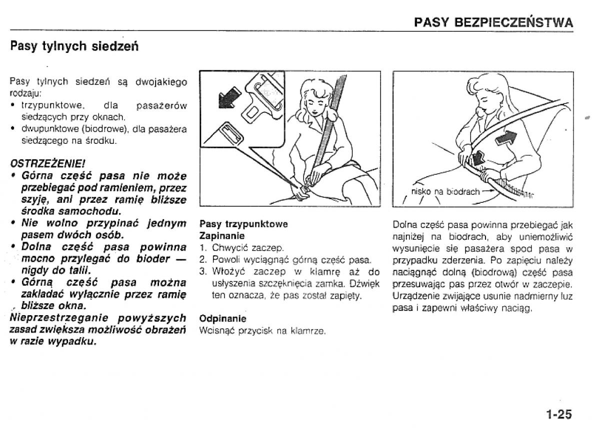 manual  Mazda 323 BG IV instrukcja / page 28