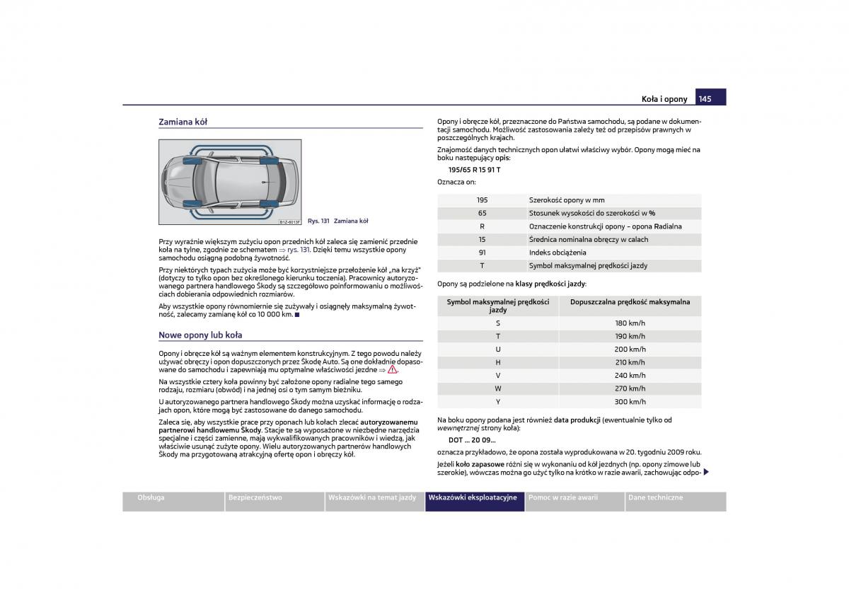 Skoda Octavia II instrukcja obslugi / page 146