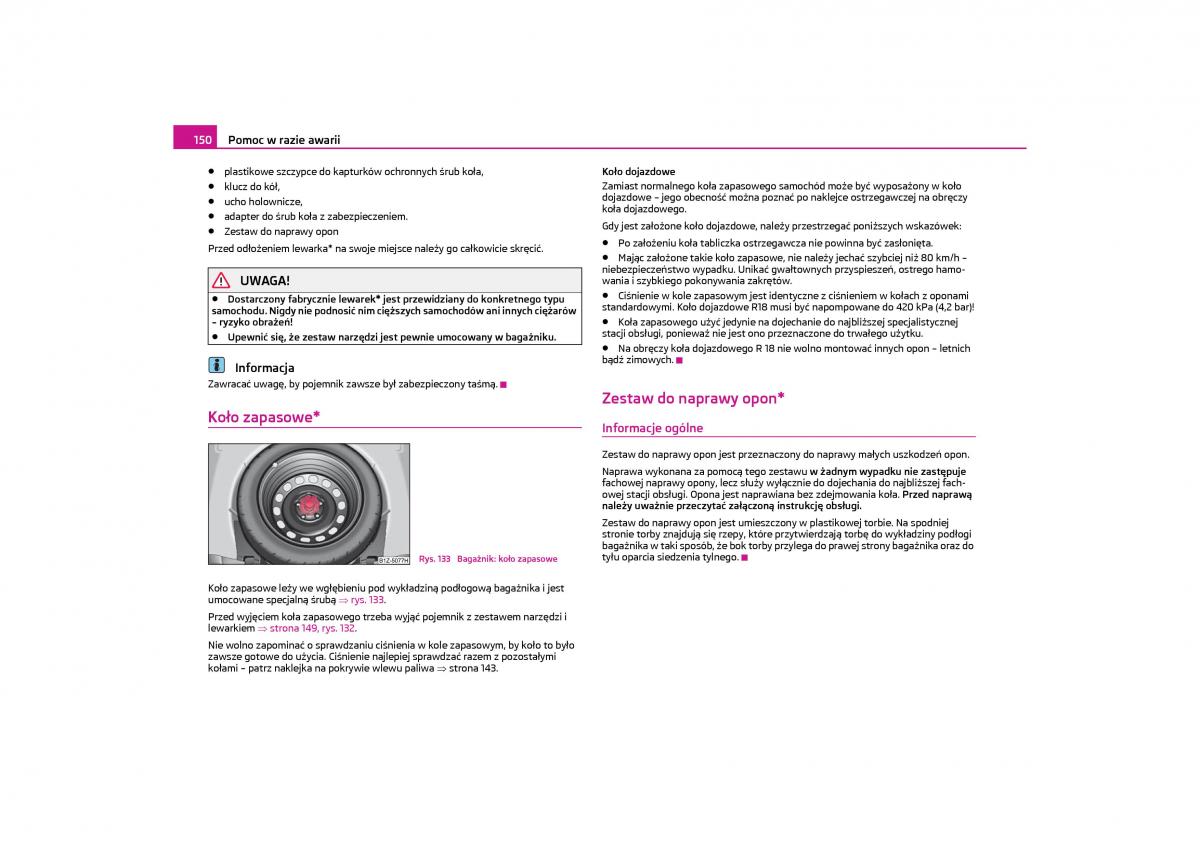 Skoda Octavia II instrukcja obslugi / page 151