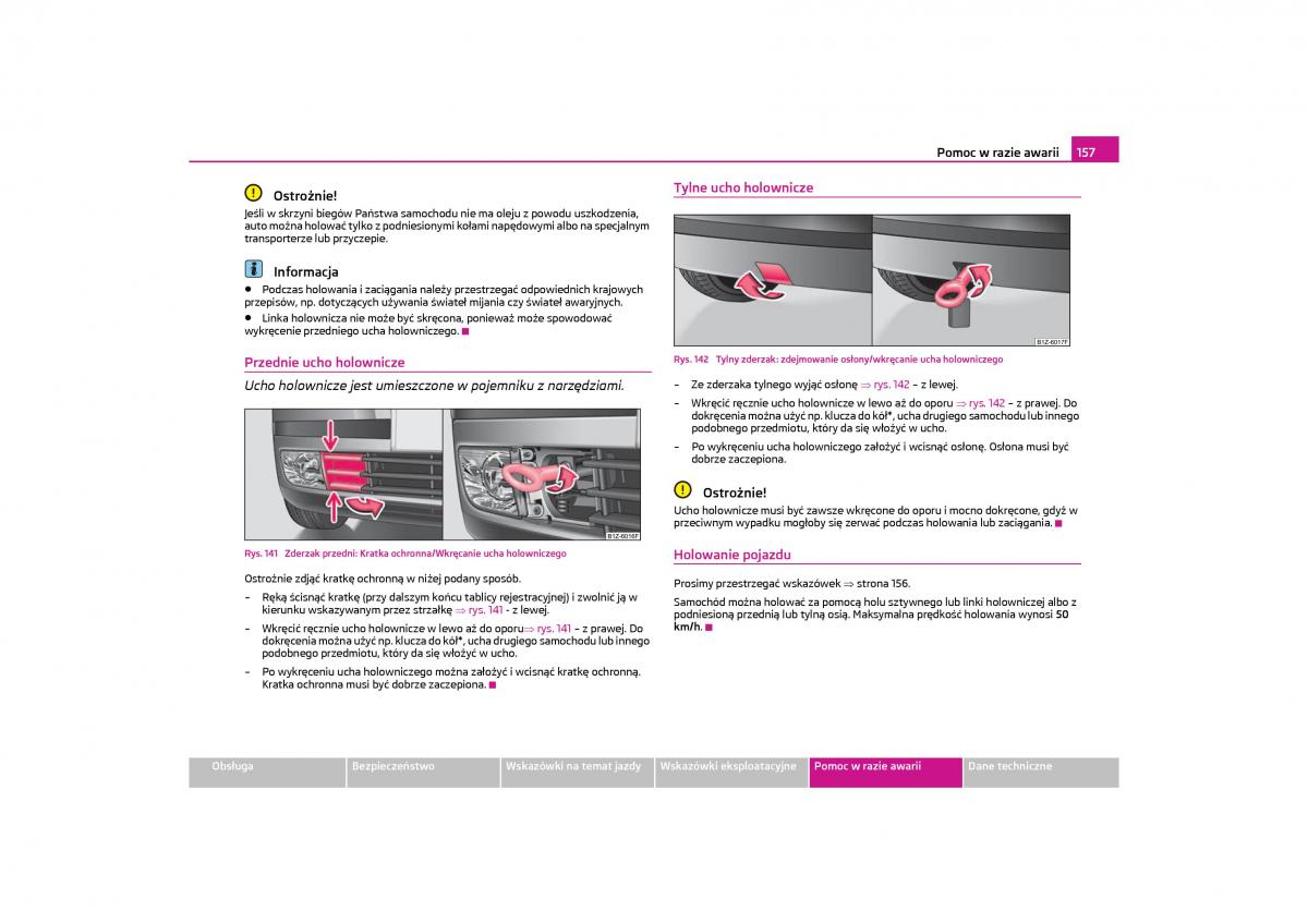 Skoda Octavia II instrukcja obslugi / page 158