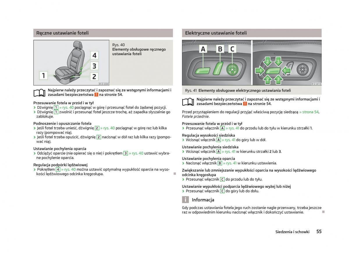 Skoda Octavia III instrukcja obslugi / page 57