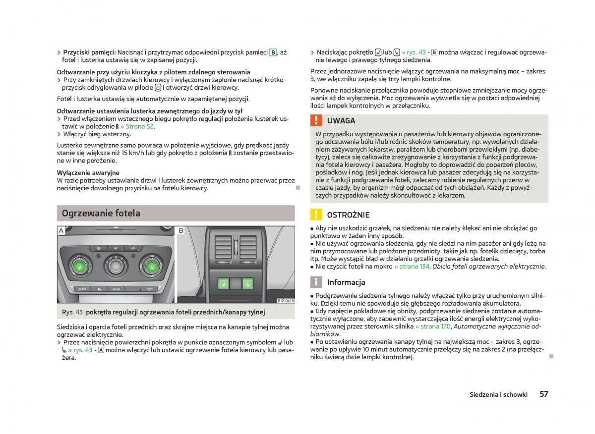 Skoda Octavia III instrukcja obslugi / page 59