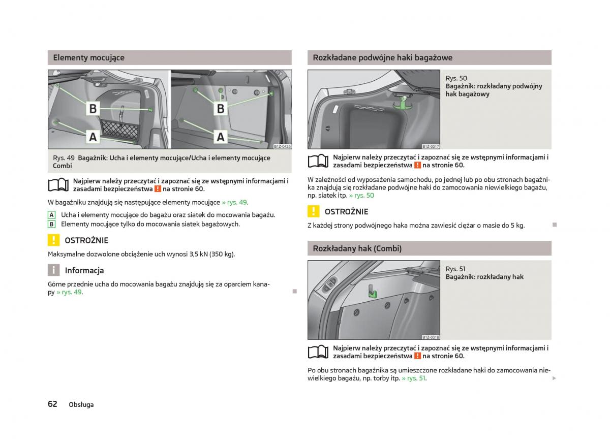 Skoda Octavia III instrukcja obslugi / page 64