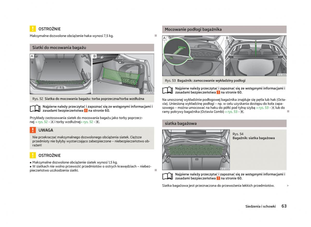 Skoda Octavia III instrukcja obslugi / page 65