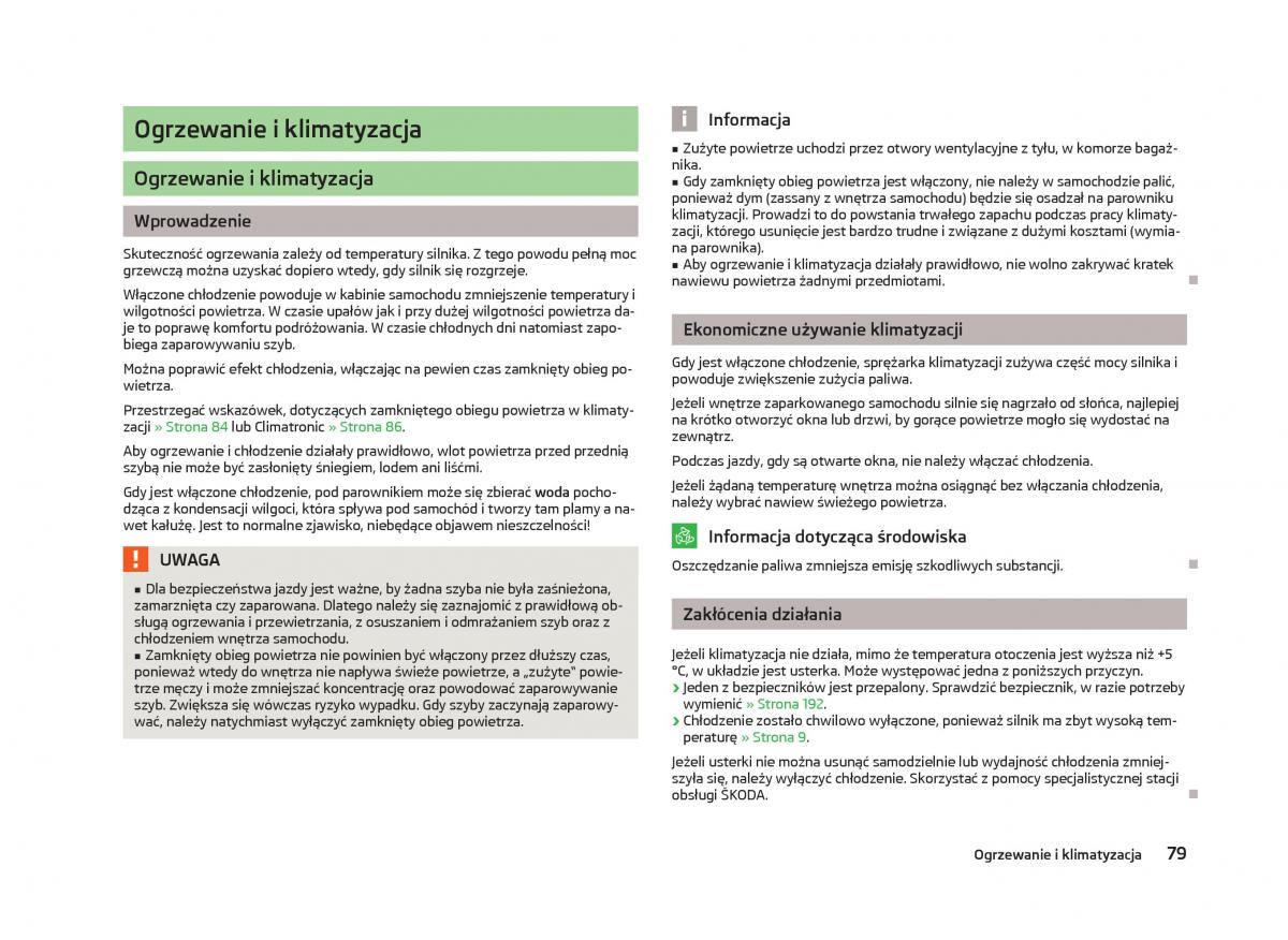 Skoda Octavia III instrukcja obslugi / page 81