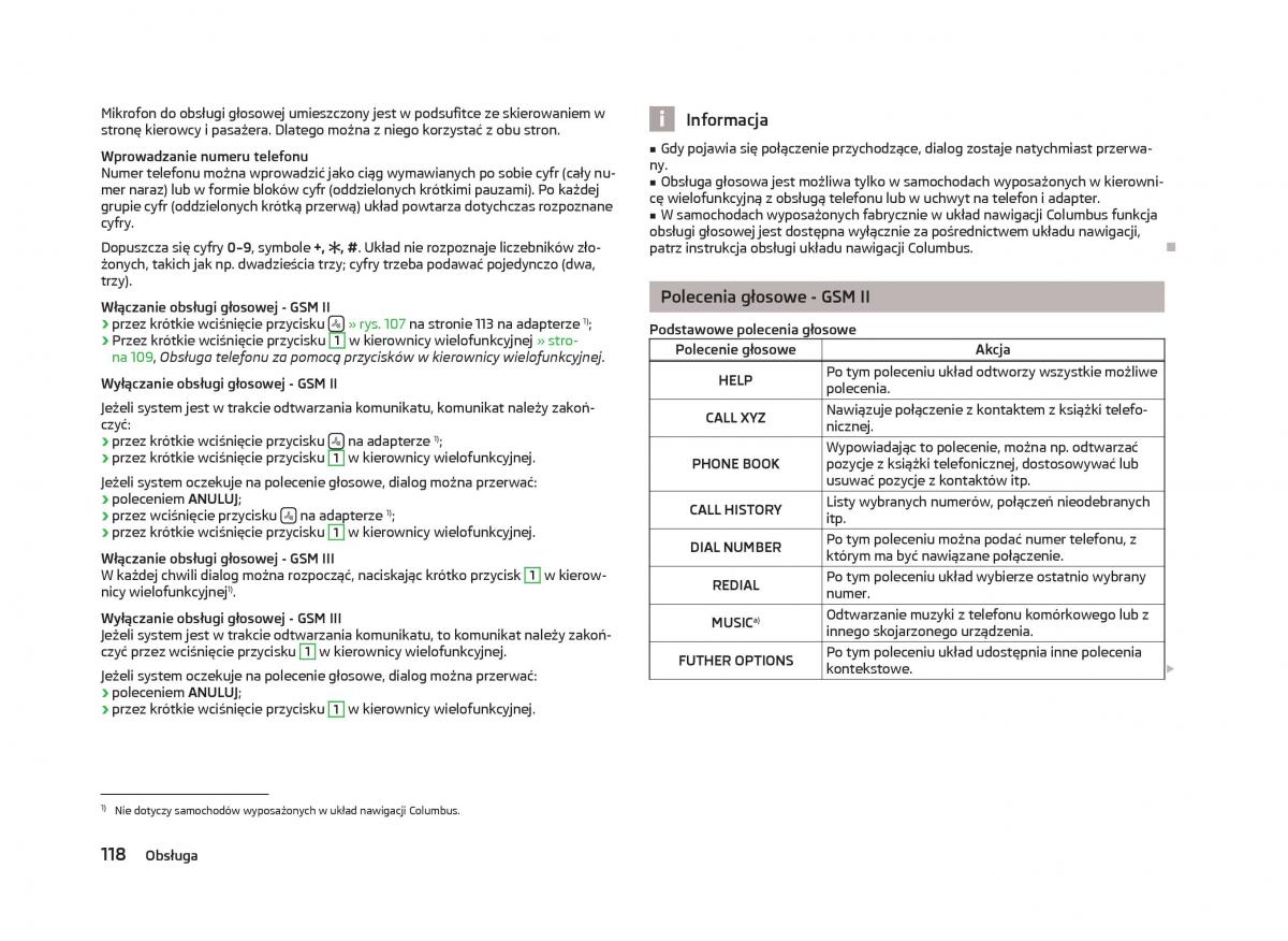 Skoda Octavia III instrukcja obslugi / page 120