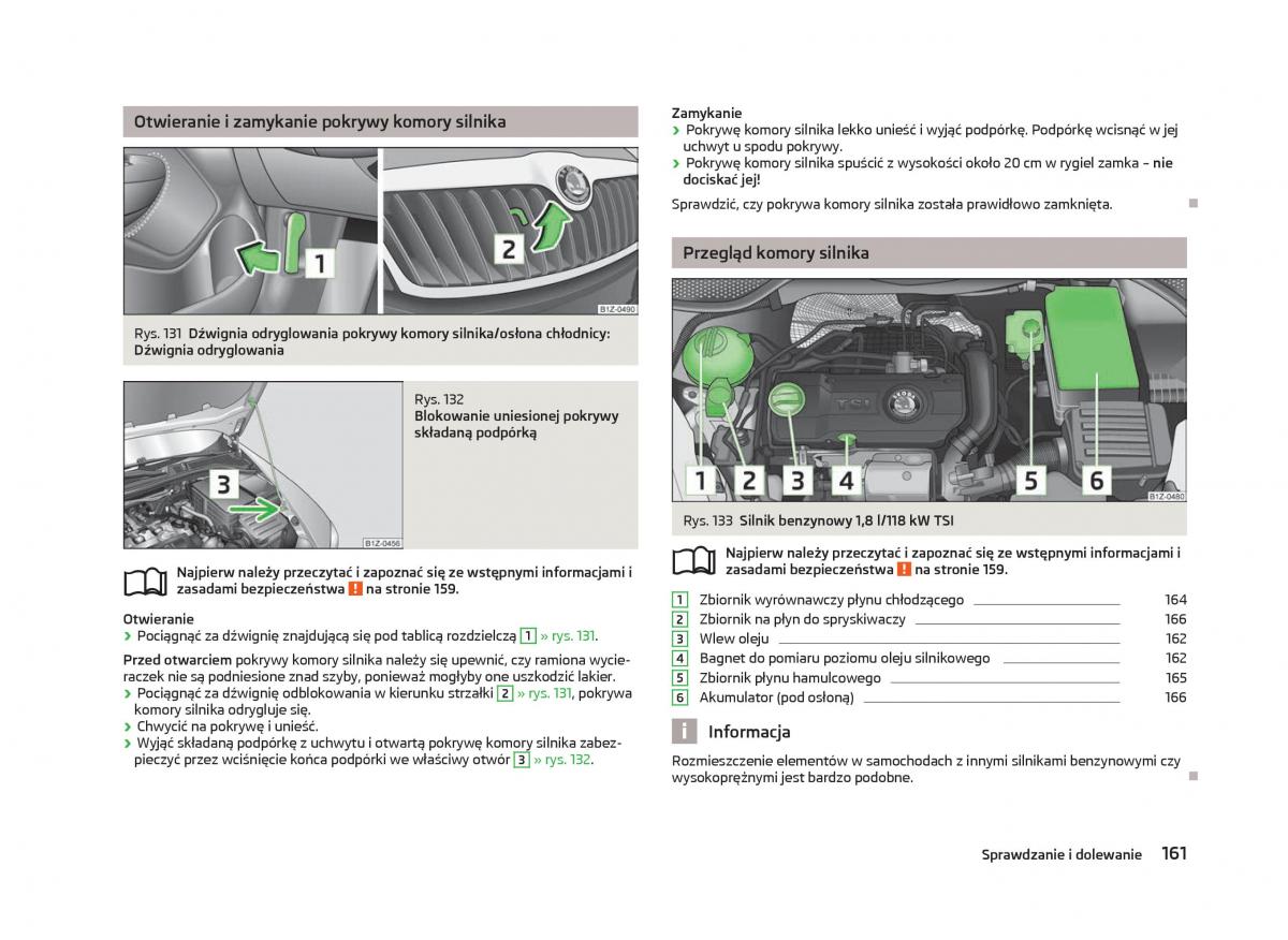 Skoda Octavia III instrukcja obslugi / page 163