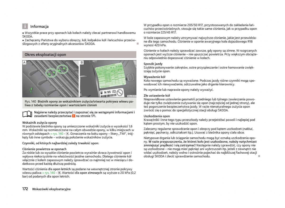 Skoda Octavia III instrukcja obslugi / page 174