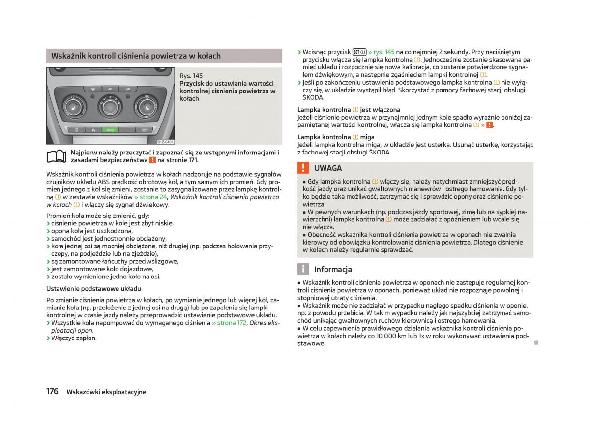 Skoda Octavia III instrukcja obslugi / page 178