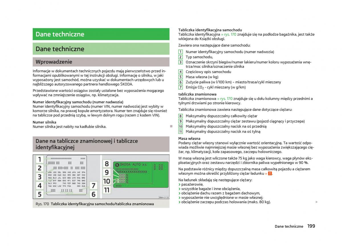 Skoda Octavia III instrukcja obslugi / page 201