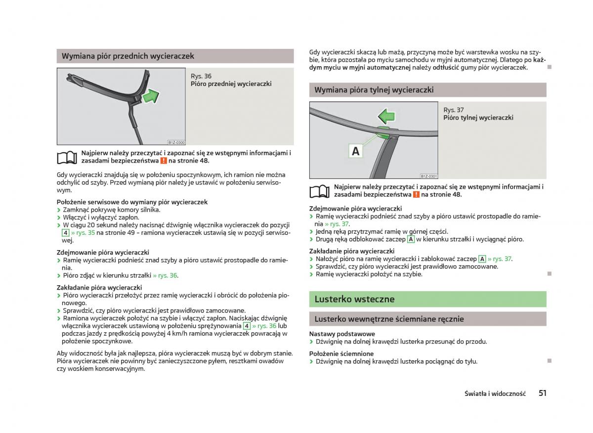 Skoda Octavia III instrukcja obslugi / page 53