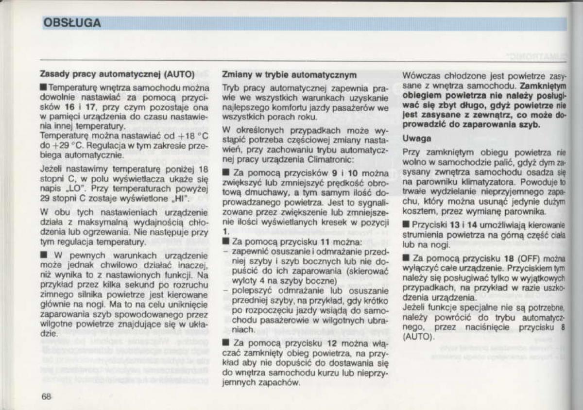 VW Golf III 3 instrukcja obslugi / page 66