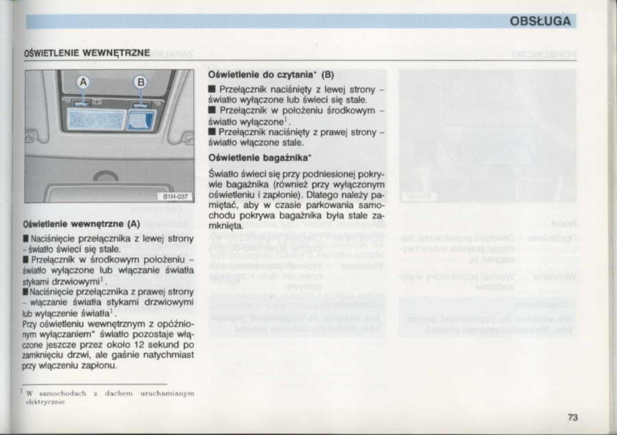 VW Golf III 3 instrukcja obslugi / page 71