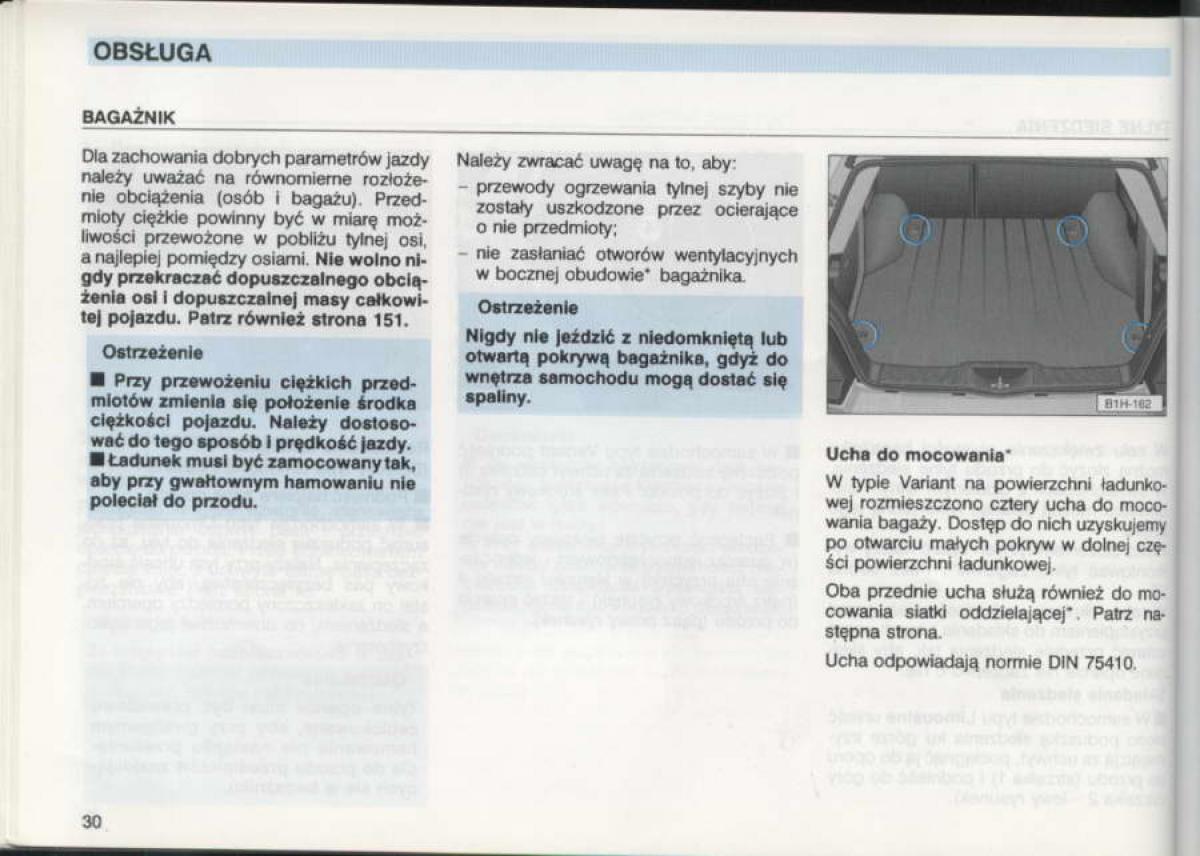 VW Golf III 3 instrukcja obslugi / page 28