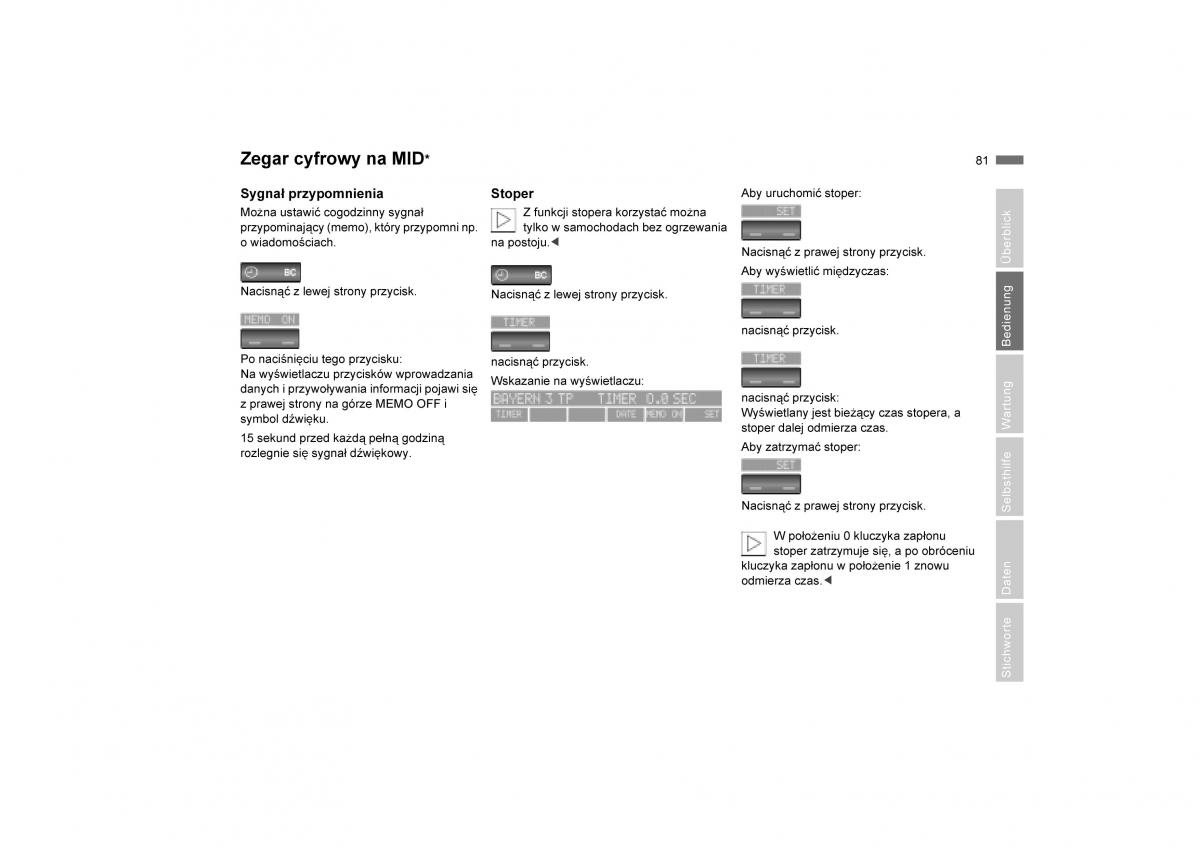 manual  BMW E53 X5 instrukcja / page 83