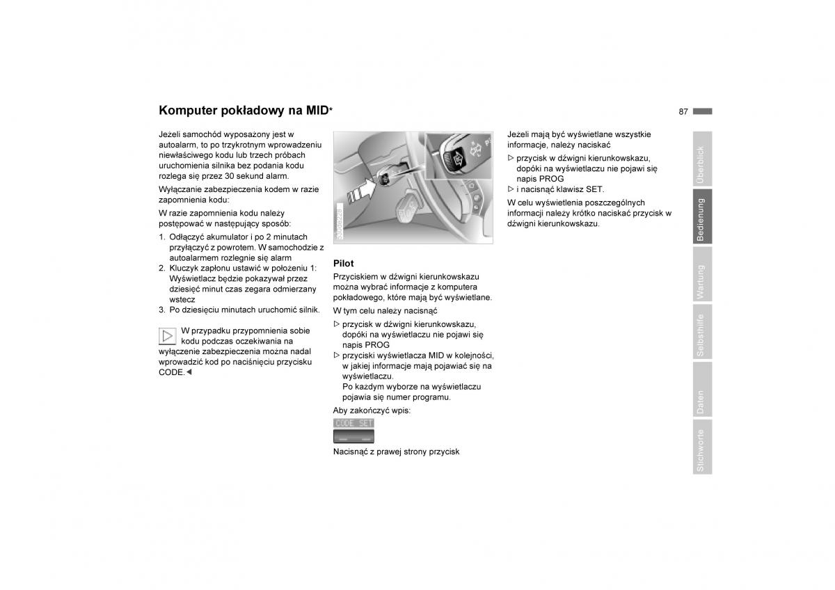 manual  BMW E53 X5 instrukcja / page 89