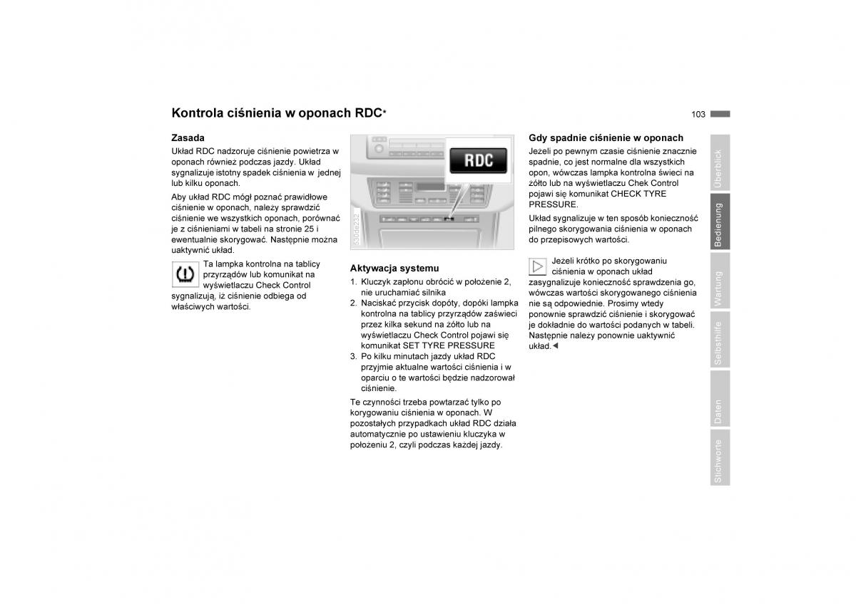 manual  BMW E53 X5 instrukcja / page 105