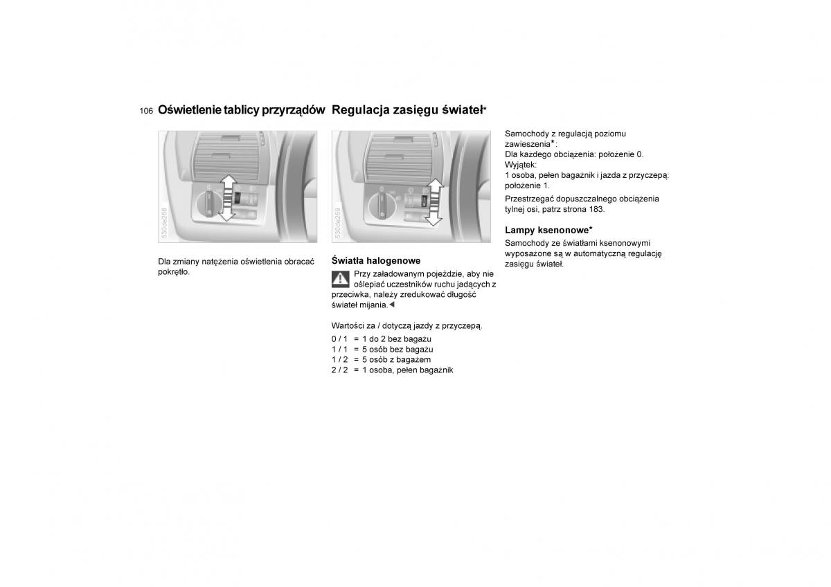 manual  BMW E53 X5 instrukcja / page 108