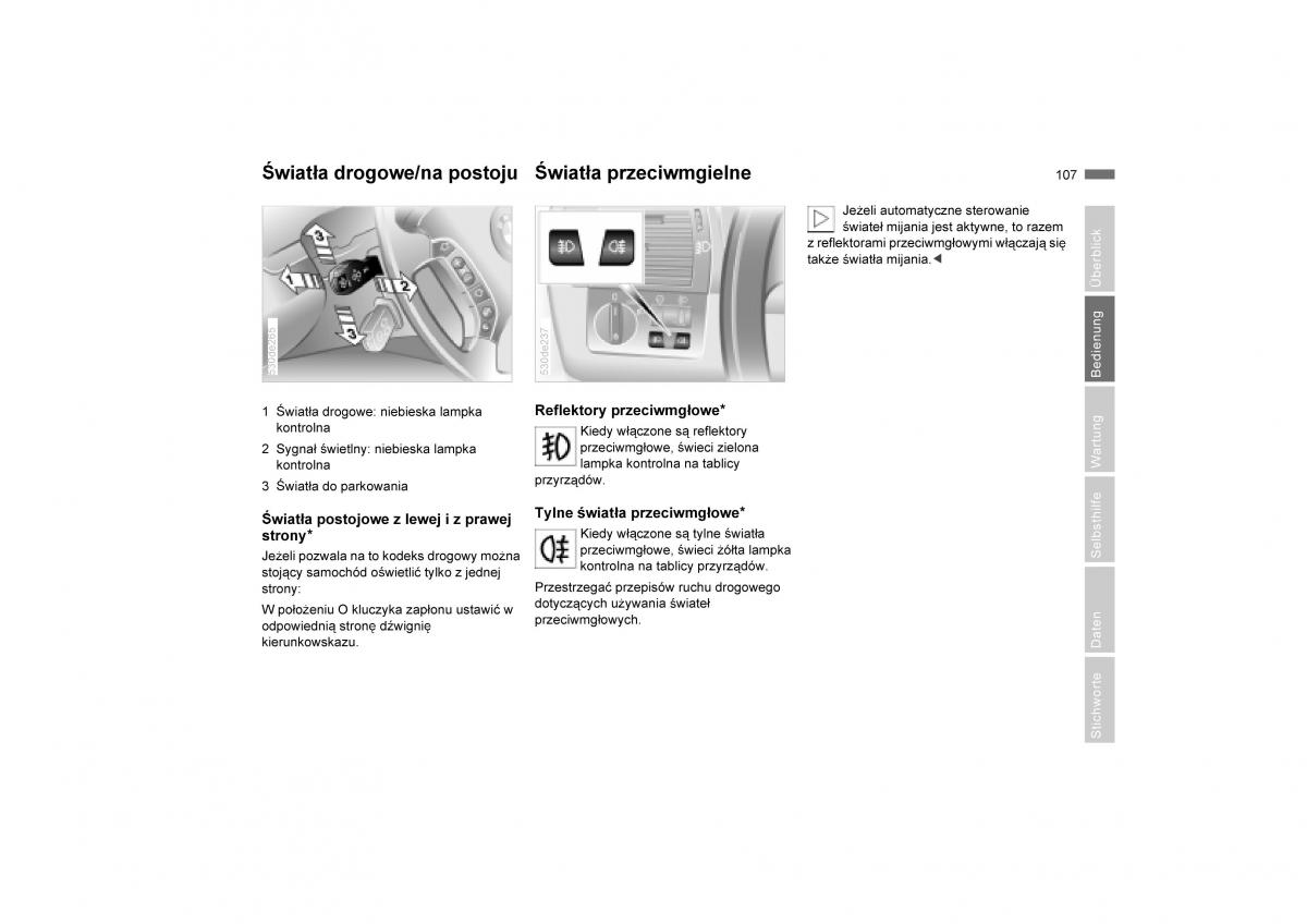 manual  BMW E53 X5 instrukcja / page 109