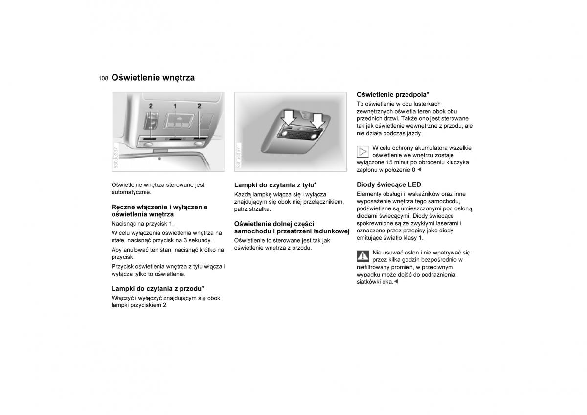 manual  BMW E53 X5 instrukcja / page 110