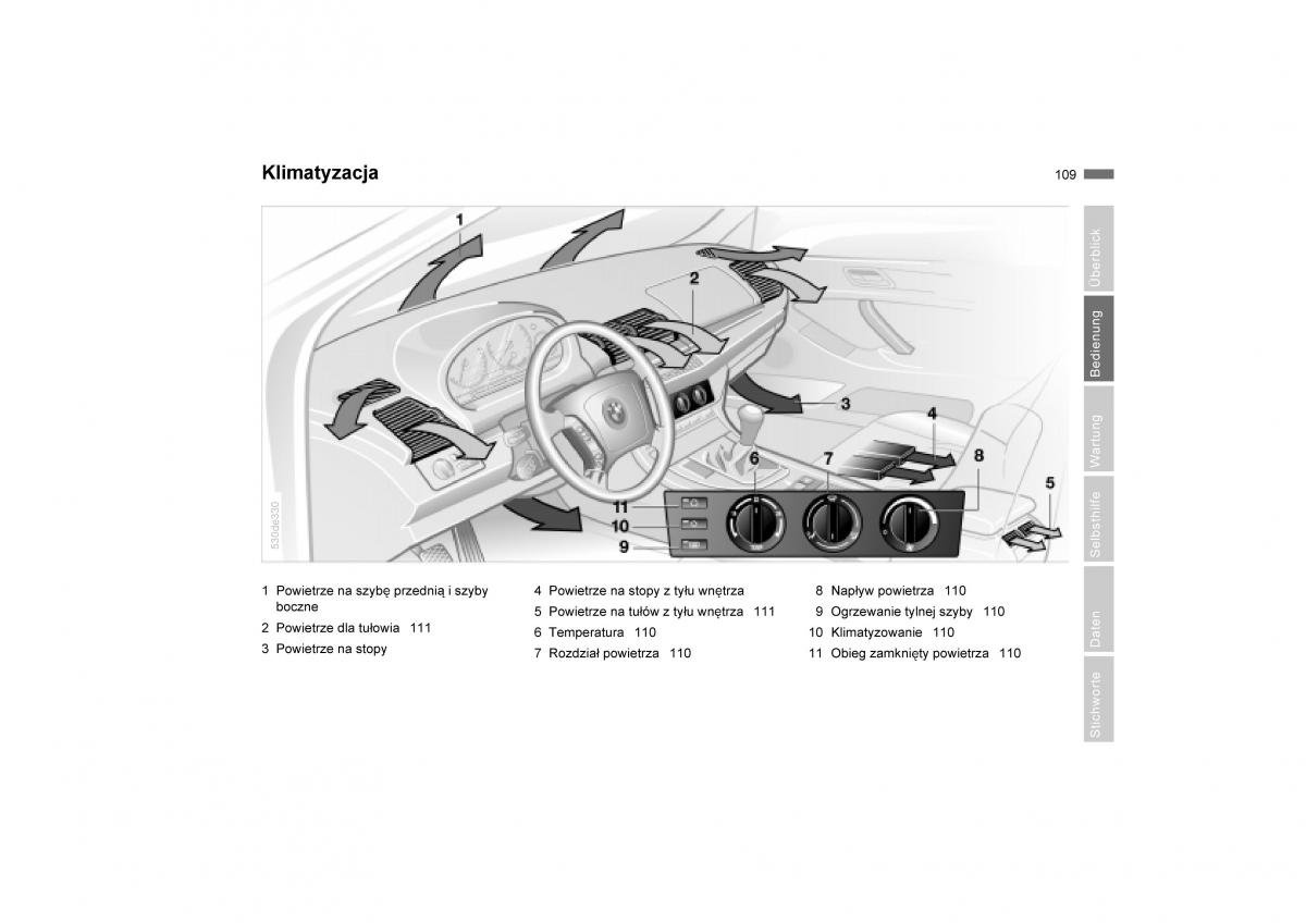 manual  BMW E53 X5 instrukcja / page 111