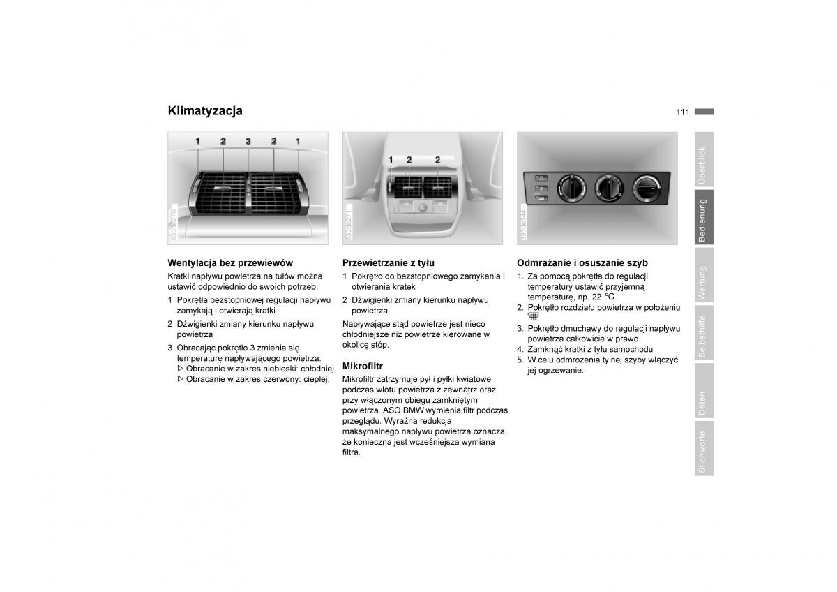 manual  BMW E53 X5 instrukcja / page 113