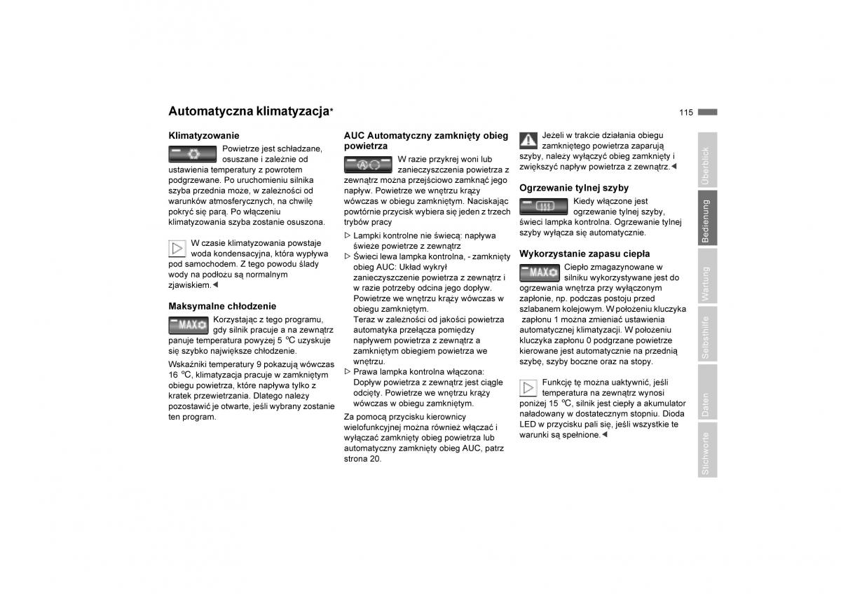 manual  BMW E53 X5 instrukcja / page 117