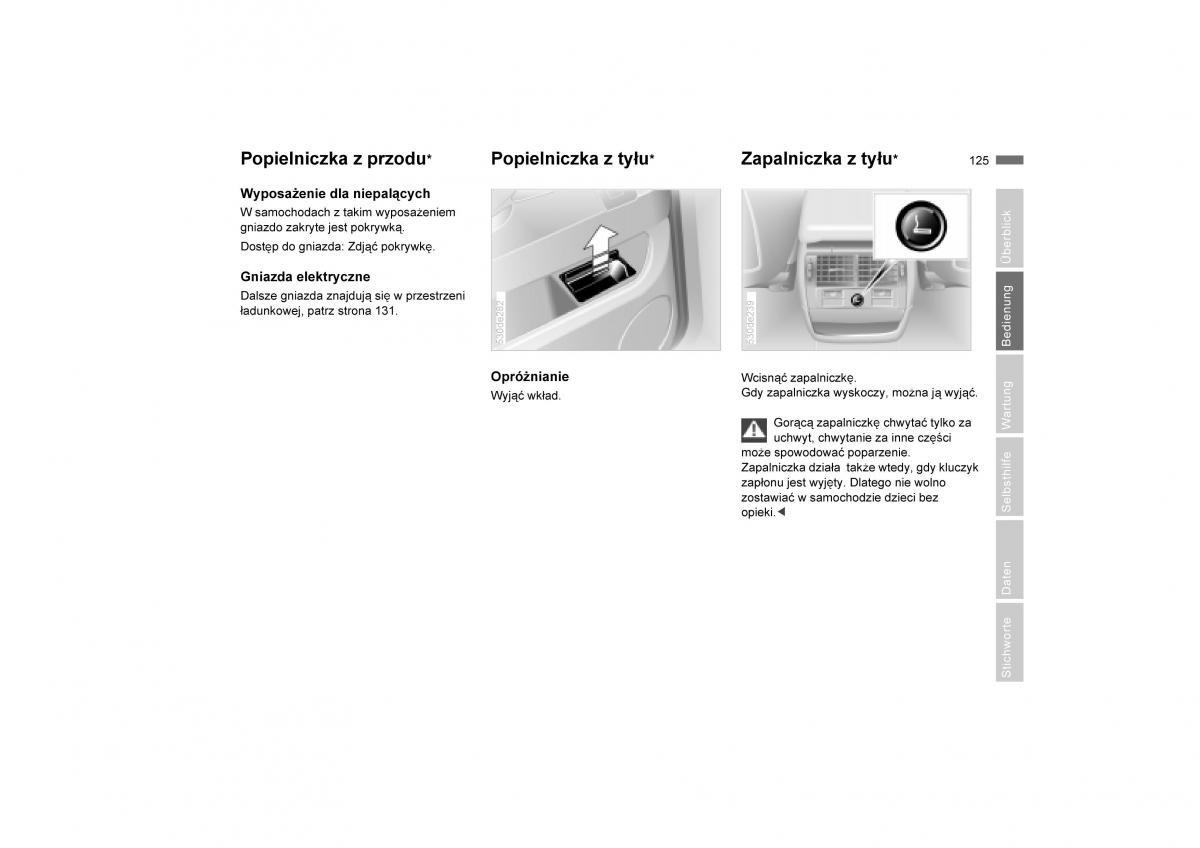 manual  BMW E53 X5 instrukcja / page 127