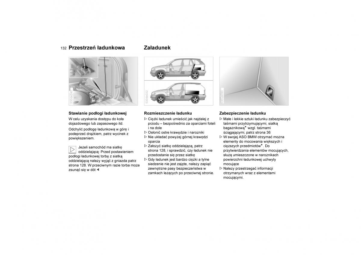 manual  BMW E53 X5 instrukcja / page 134