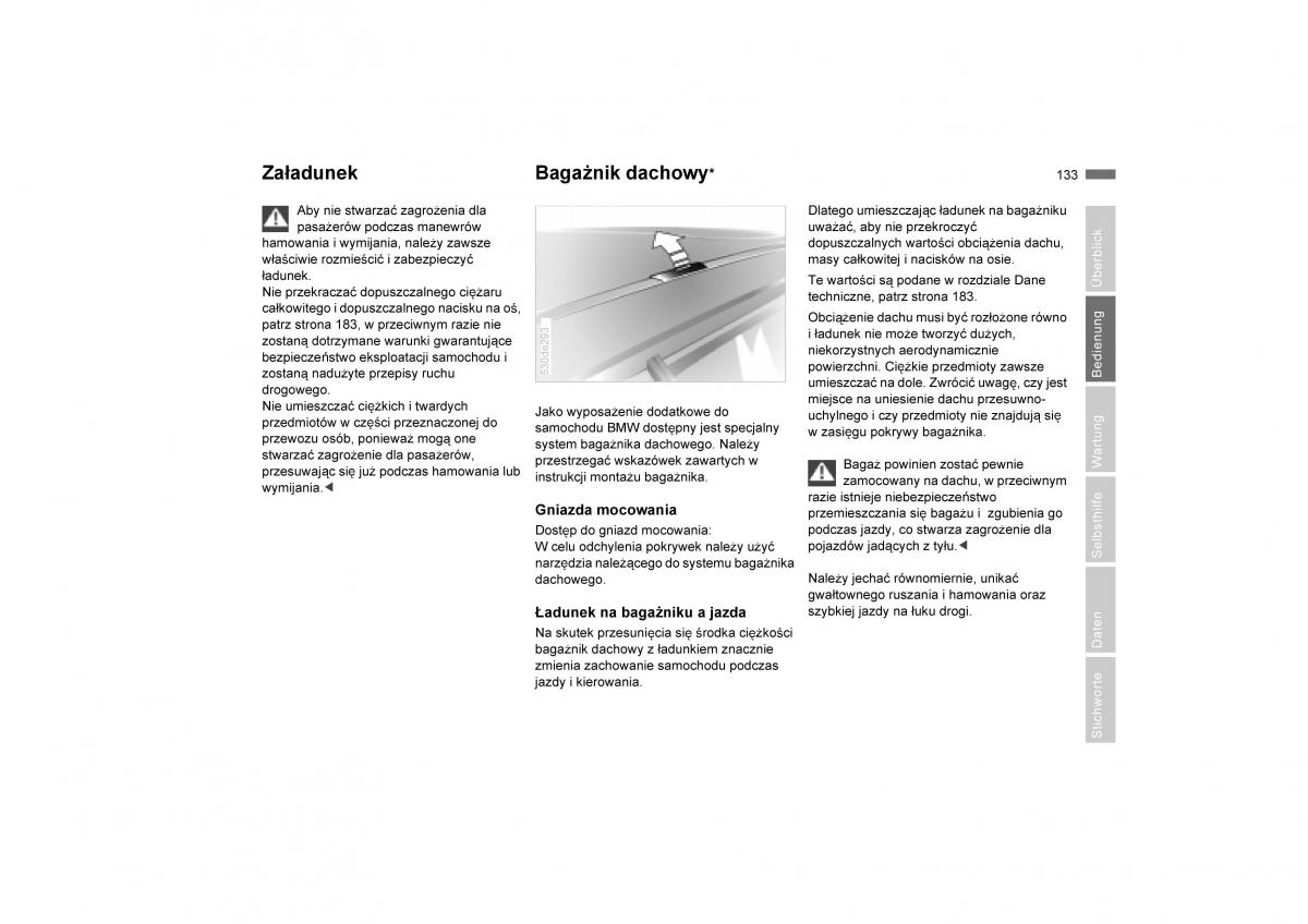 manual  BMW E53 X5 instrukcja / page 135