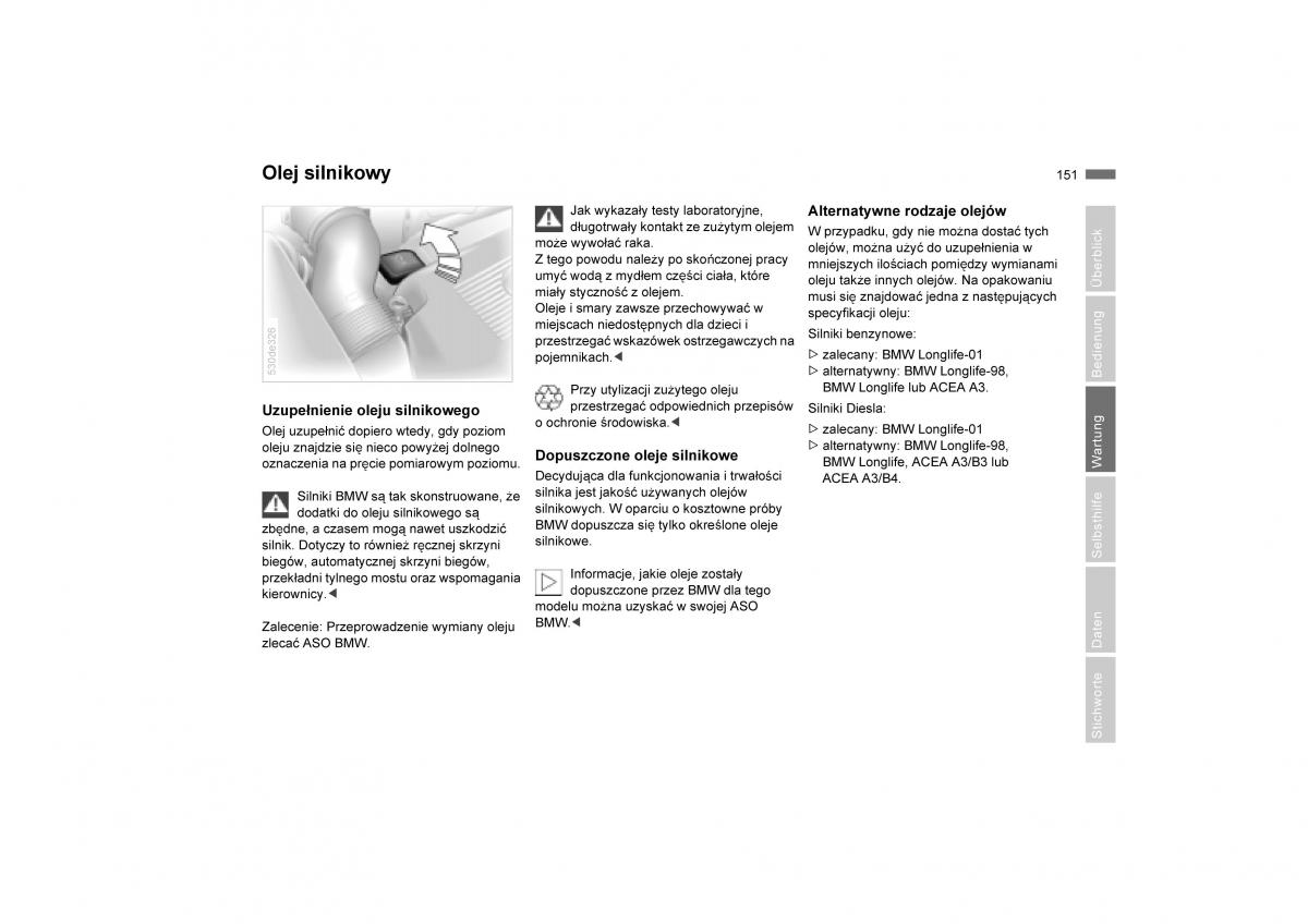 manual  BMW E53 X5 instrukcja / page 153