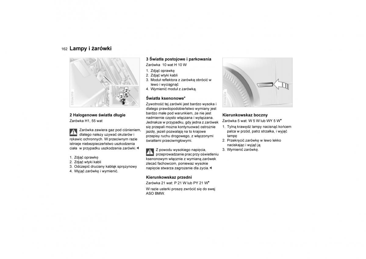 manual  BMW E53 X5 instrukcja / page 164