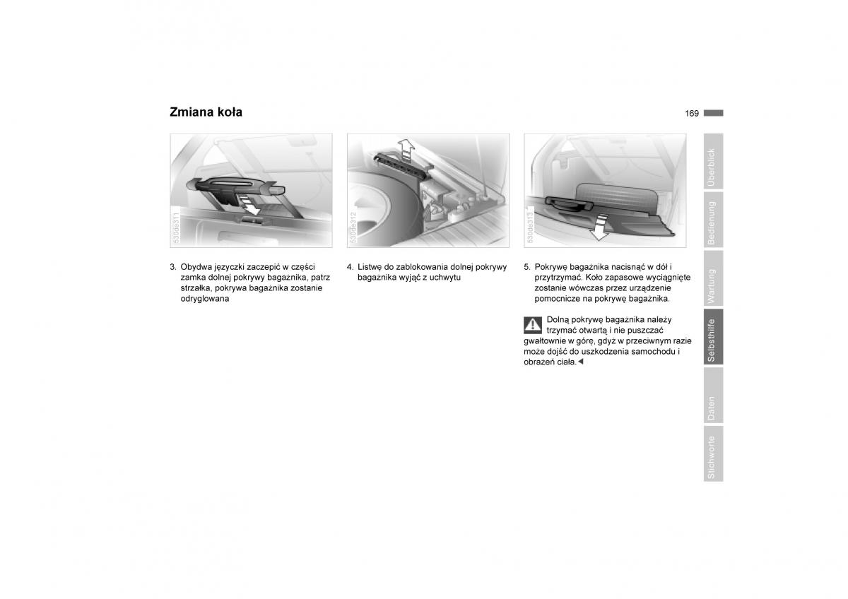 manual  BMW E53 X5 instrukcja / page 171